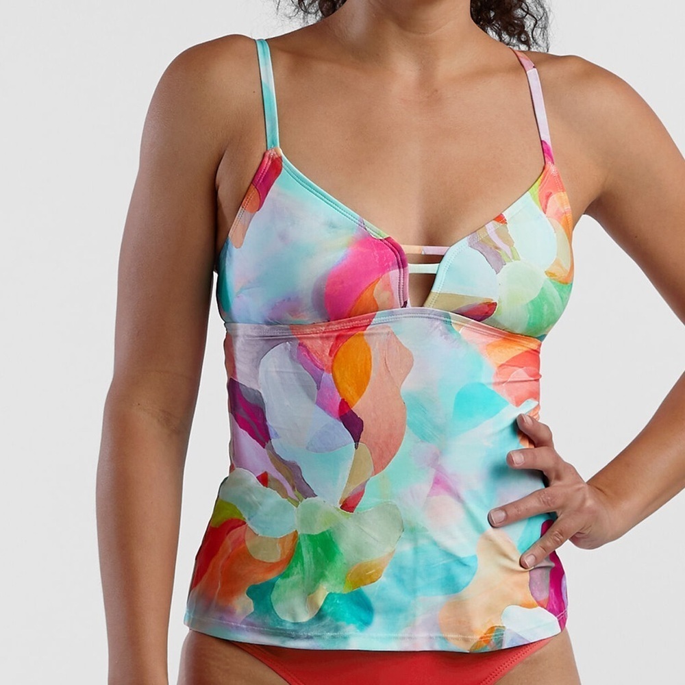 Title nine Zehra Tankini Top - Plumeria